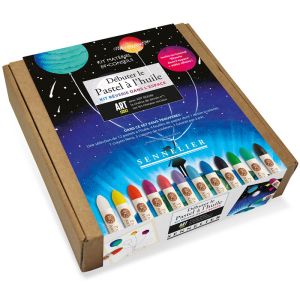 Set de découverte Pastels à l'Huile Sennelier - Rêverie dans l'espace par Art Room