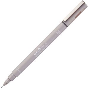 Stylo-Feutre de Dessin Uni Pin - 0,1 mm - gris clair