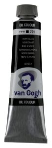 Peinture à l'Huile Van Gogh fine - 40 ml - noir d'ivoire
