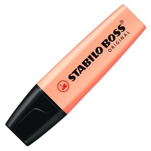 Surligneur Stabilo Boss - orange pastel