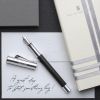 Stylo-plume Graf von Faber-Castell - guilloché noir - plume moyenne