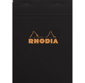 Bloc-Notes Rhodia black n°16 - A5 - 80 feuilles - petits carreaux