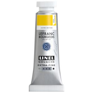 Gouache Extra-Fine Lefranc-Bourgeois - 14ml - Jaune moyen sans cadmium