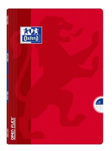 Cahier Oxford open flex - A4 - 96 pages - Séyès - rouge