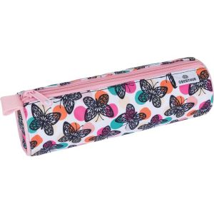 Trousse Scolaire ronde - papillons