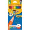 Étui de 12 Crayons de Couleur Bic kids evolution
