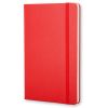 Carnet Moleskine Rigide - 13x21 cm - Pages blanches - Rouge Écarlate