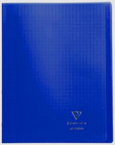 Cahier Clairefontaine Koverbook - 24x32 cm - 140 pages – Séyès - bleu navy