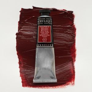 Peinture Acrylique Sennelier - extra-fine - 60ml - orange brûlée de quinacridone