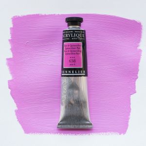 Peinture Acrylique Sennelier - extra-fine - 60ml - rose de quinacridone