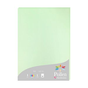 Papier Pollen Clairefontaine - 50 feuilles A4 - 160 g - vert