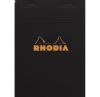 Bloc-Notes Rhodia black n°16 - A5 - 80 feuilles - petits carreaux