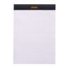 Bloc-Notes Rhodia black n°16 - A5 - 80 feuilles - petits carreaux