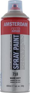 Bombe de Peinture Acrylique Amsterdam - 400ml - gris chaud