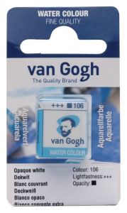 Aquarelle Fine Van Gogh - demi godet - blanc couvrant