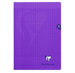 Cahier Clairefontaine Mimesys - A4 - 96 pages - Séyès - violet