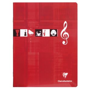Cahier de Musique et Chant Clairefontaine - 17x22 cm - 56 pages