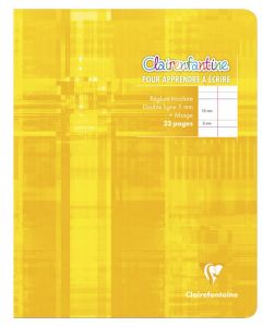 Cahier Pour Apprendre À Écrire Clairefontaine - 32 pages - 5 et 15 mm