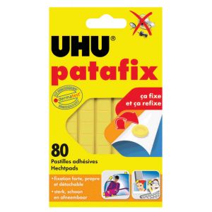 Patafix UHU Jaune - 80 pastilles