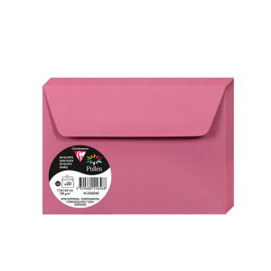 20 Enveloppes Pollen Clairefontaine - 114x162 mm - rose hortensia