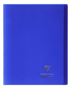 Cahier Clairefontaine Koverbook - 24x32 cm - 96 pages - Séyès - bleu marine