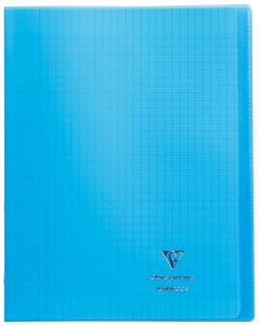 Cahier Clairefontaine Koverbook - 24x32 cm - 48 pages - Séyès - bleu