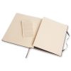 Carnet Moleskine Rigide - 19x25 cm - Pages blanches - Noir