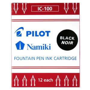 Boîte de12 Cartouches Pilot - noir