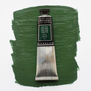 Peinture Acrylique Sennelier - extra-fine - 60ml - terre verte