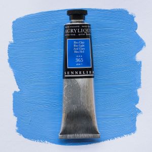 Peinture Acrylique Sennelier - extra-fine - 60ml - bleu clair