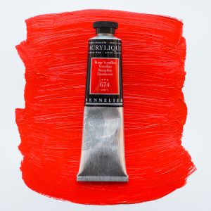 Peinture Acrylique Sennelier - extra-fine - 60ml - rouge vermillon