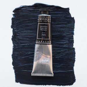 Peinture Acrylique Sennelier - extra-fine - 60ml - gris de Payne