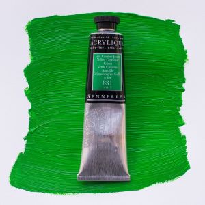Peinture Acrylique Sennelier - extra-fine - 60ml - vert cinabre jaune