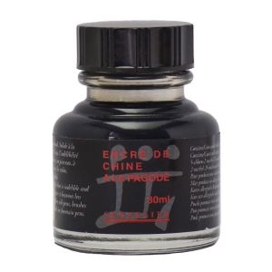 Encre de Chine à la pagode Sennelier - 30ml - noir