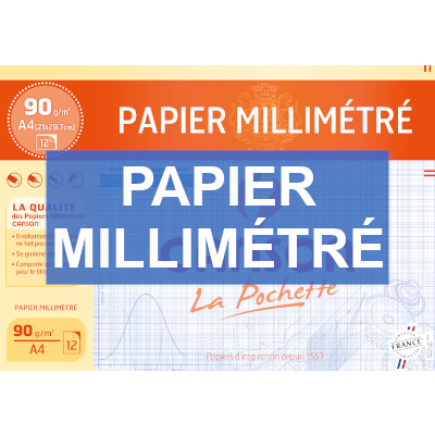 PAPIER A DESSIN BLANC POCHETTE 12 FEUILLES 120g A4 TECHNO REF: 9064