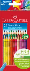 Boîte de 24 Crayons de Couleur Aquarellables Faber-Castell