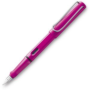 Stylo-Plume Lamy safari - plume moyenne - rose