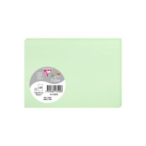 25 Cartes Pollen Clairefontaine - 110x155 mm - vert