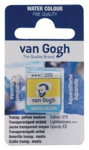 Aquarelle Fine Van Gogh - demi godet - jaune transparent moyen