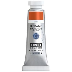 Gouache Extra-Fine Lefranc-Bourgeois - 14ml - cuivre