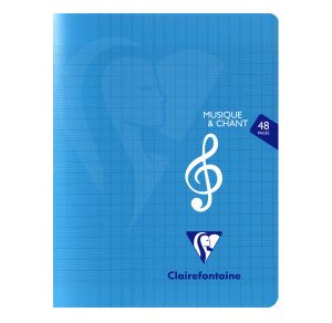 Cahier de Musique et Chant Clairefontaine - 17x22 cm - 48 pages