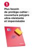 Cahier Oxford EasyBook - A4 - 96 pages - petits carreaux+marge
