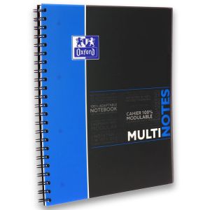Cahier Oxford Multinotes - A4+ - 160 pages - petits carreaux