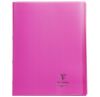 Cahier Clairefontaine Koverbook - 24x32 cm - 96 pages - Séyès - rose