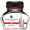 Flacon d'Encre Diplomat - rouge - 30 ml