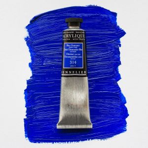 Peinture Acrylique Sennelier - extra-fine - 60ml - bleu outremer nuance rouge