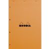 Bloc-Notes Rhodia n°20 - A4 - 80 feuilles perforées - petits carreaux