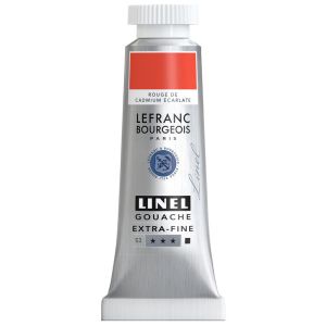 Gouache Extra-Fine Lefranc-Bourgeois - 14ml - Rouge de cadmium écarlate