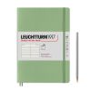 Carnet Leuchtturm souple - 14,5x21cm - Sauge - Ligné