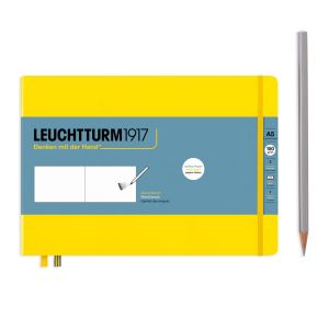 Carnet de Croquis Leuchtturm - A5 paysage - jaune citron